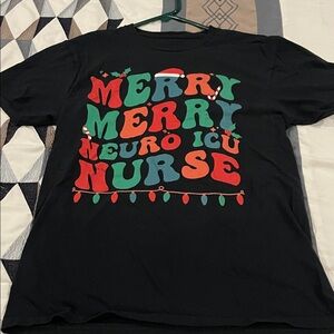 Merry Neuro ICU Nurse T-Shirt